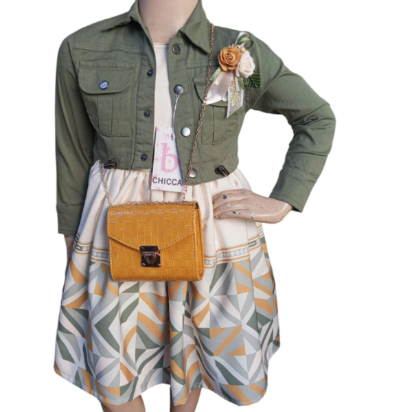 Robes chicca pour felles تنورات شيكا للأناقة للفتيات الصغيرات – Image 2